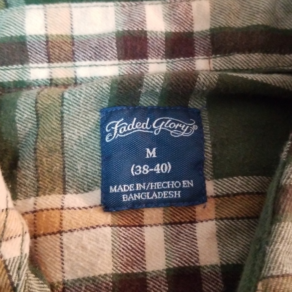 **Sold** Faded glory Men's flannels - Picture 2 of 3